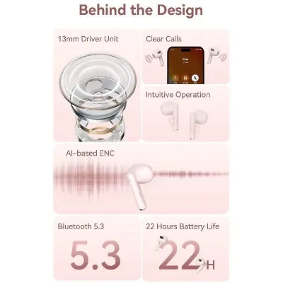 Vention ELF 06 NBKB0 Auriculares Bluetooth con Estuche de Carga