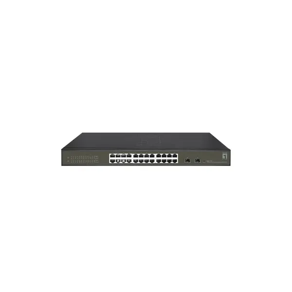 LevelOne Hilbert GES-2126 Switch Gestionado L2 24 Puertos Gigabit + 2 Puertos SFP