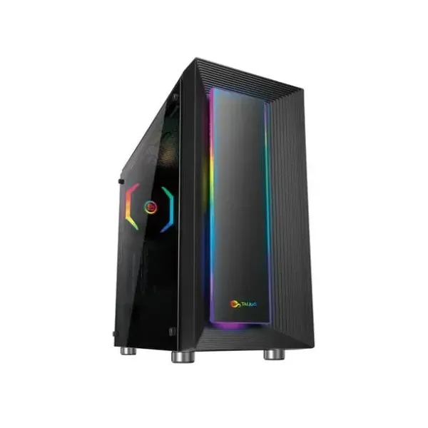 Caja Atx Semitorre Gaming Talius Auriga Cristal Templado 3.0