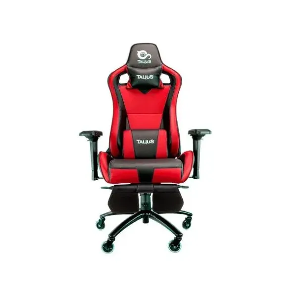 Silla Gamer Talius Caiman V2 Negra/roja, Reposapies, 4d, Frog