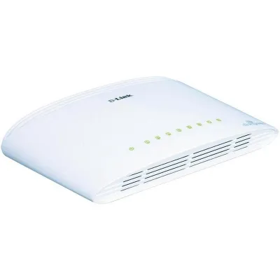 D-Link DGS-1008D Switch 8 Puertos Gigabit 10/100/1000Mbps D-Link DGS-1008D Switch 8 Puertos Gigabit 10/100/1000Mbps