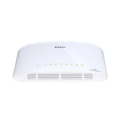 D-Link DGS-1008D Switch 8 Puertos Gigabit 10/100/1000Mbps D-Link DGS-1008D Switch 8 Puertos Gigabit 10/100/1000Mbps