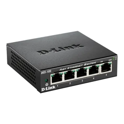 D-link des-105 switch 5x10/100mbps metal