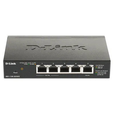D-Link DGS-1100-05PDV2 Switch 5 Puertos RJ45 Gigabit PoE