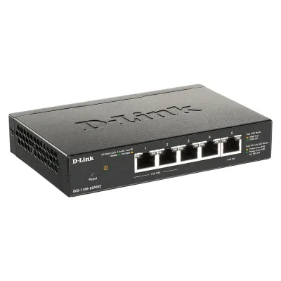 D-Link DGS-1100-05PDV2 Switch 5 Puertos RJ45 Gigabit PoE