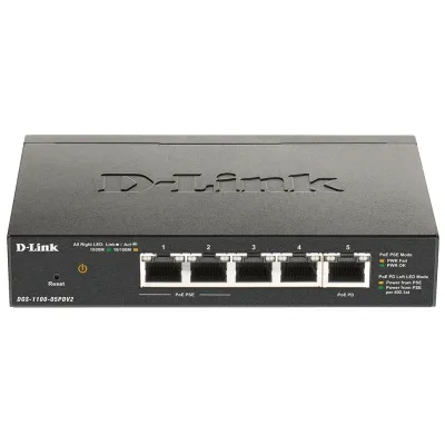 D-Link DGS-1100-05PDV2 Switch 5 Puertos RJ45 Gigabit PoE