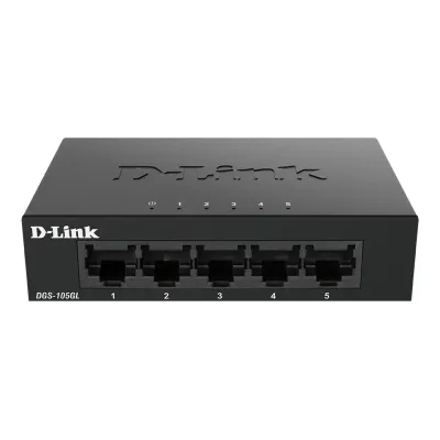 D-Link DGS-105GL Switch Gigabit Plug&Play Metálico 5 Puertos D-Link DGS-105GL Switch Gigabit Plug&Play Metálico 5 Puertos