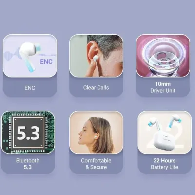 Vention ELF E04 NBIB0 Auriculares Bluetooth con Estuche de