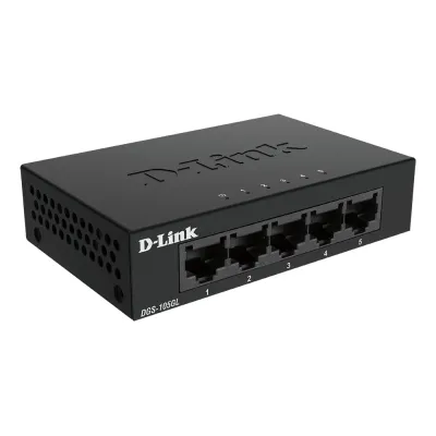 D-Link DGS-105GL Switch Gigabit Plug&Play Metálico 5 Puertos D-Link DGS-105GL Switch Gigabit Plug&Play Metálico 5 Puertos