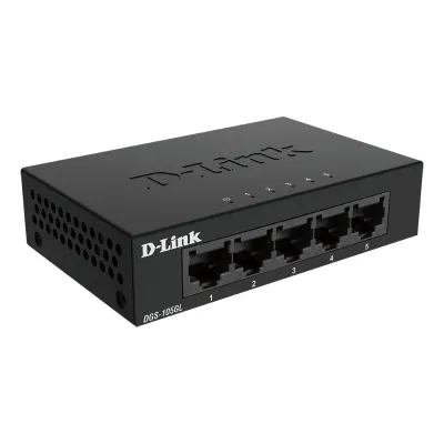 D-Link DGS-105GL Switch Gigabit Plug&Play Metálico 5 Puertos D-Link DGS-105GL Switch Gigabit Plug&Play Metálico 5 Puertos