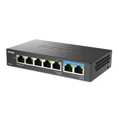 D-Link DMS-107 Switch Multi Gigabit sin Gestión 5 Puertos D-Link DMS-107 Switch Multi Gigabit sin Gestión 5 Puertos