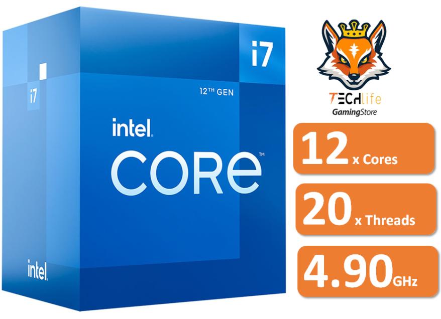 Intel Core i7-12700 12x Cores a 2.10Ghz/4.9Ghz 25MB con Gráficos In...
