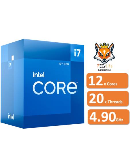 Intel Core i7-12700 12x Cores a 2.10Ghz/4.9Ghz 25MB con Gráficos In...