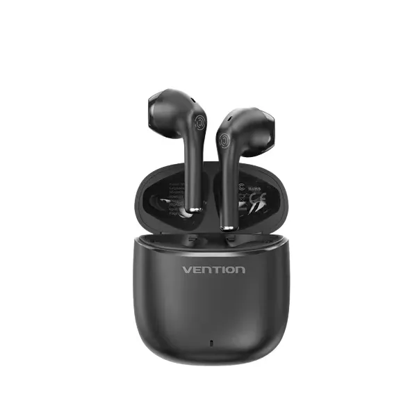 Vention NBGB0 Auriculares Bluetooth con Estuche de Carga Negros 