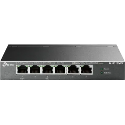 Tp-link tl-sg1006pp switch 6xgb (3xpoe+ 1xpoe++) Tp-link tl-sg1006pp switch 6xgb (3xpoe+ 1xpoe++)