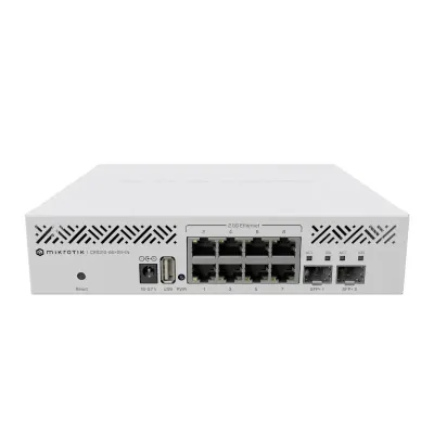 MikroTik CRS310-8G+2S+IN Switch 8 Puertos 2.5G + 2 Puertos SFP+ MikroTik CRS310-8G+2S+IN Switch 8 Puertos 2.5G + 2 Puertos SFP+