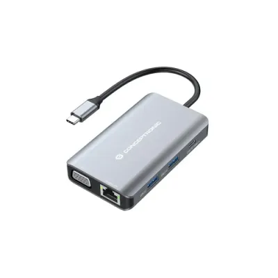 Conceptronic DONN21G HUB 7en 1 USB 3.2 Gen 1 (3.1 Gen 1) Tipo-C Conceptronic DONN21G HUB 7en 1 USB 3.2 Gen 1 (3.1 Gen 1) Tipo-C