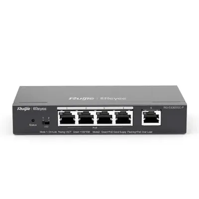 Ruijie Networks RG-ES205GC-P Switch 5 Puertos Gestionado L2 Ruijie Networks RG-ES205GC-P Switch 5 Puertos Gestionado L2