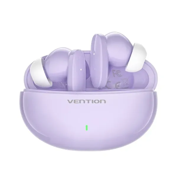 Vention NBFV0 Auriculares Inalámbricos Bluetooth con Estuche de Carga y Autonomía 7h Violeta 