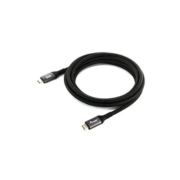 Cable Usb-a Macho Usb-c Macho Usb 4 Gen2x2 2m Transferencia 20g 100w 4k Color Negro