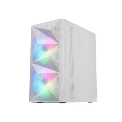 Mars Gaming MC-ME Minitorre FRGB Cristal Templado USB 3.0 Blanca