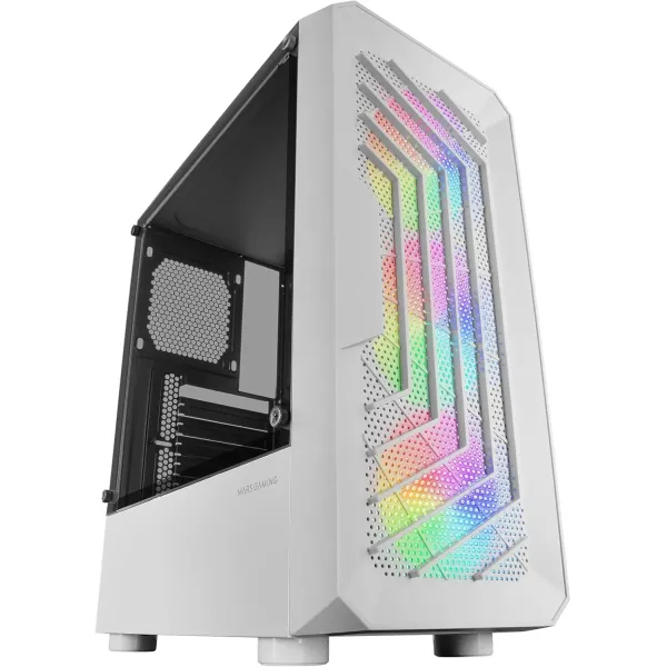 Mars Gaming MC-TOR Semitorre FRGB USB 3.0 con Ventana Blanca