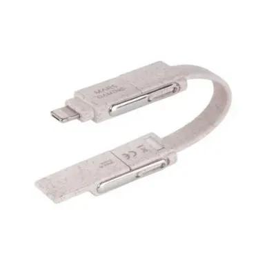 Mars Gaming MCA-ECO Pack 2 Cables de Carga ECO 50W USB 1m +
