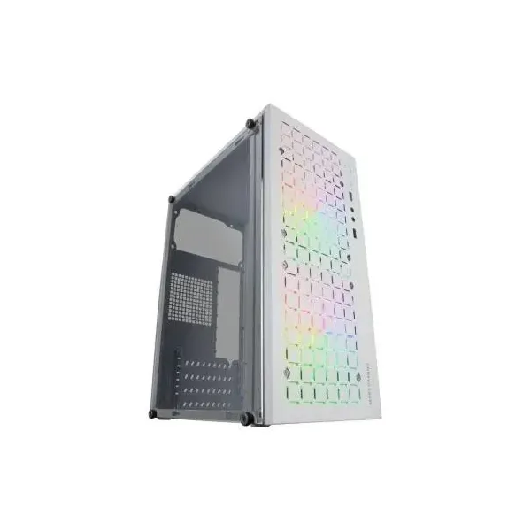 Mars Gaming MC-CORE Caja PC Micro-ATX Ultra-Compacta 2x Ventilador FRGB USB 3.0 Ventana Blanco