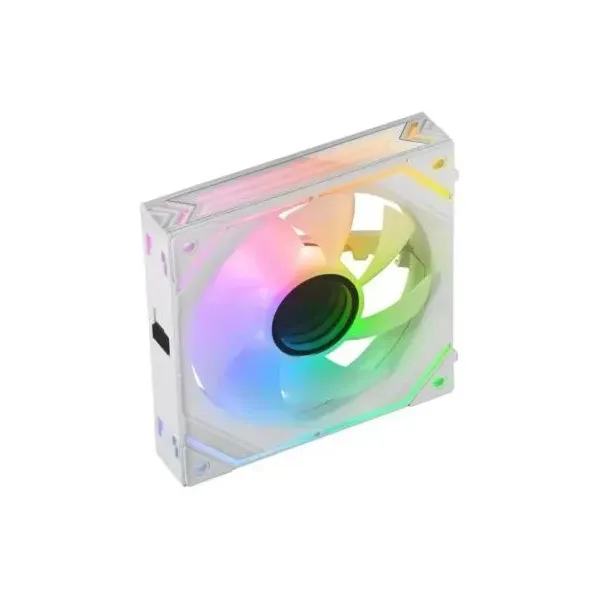 Mars Gaming MF-LINKFINITYW PWM ARGB 120mm Ventilador Suplementario Blanco