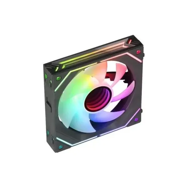 Mars Gaming MF-LINKFINITY PWM ARGB 120mm Ventilador Suplementario Negro