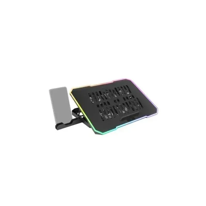 Mars Gaming MNBC7 Base Refrigeradora y Stand RGB Negro para
