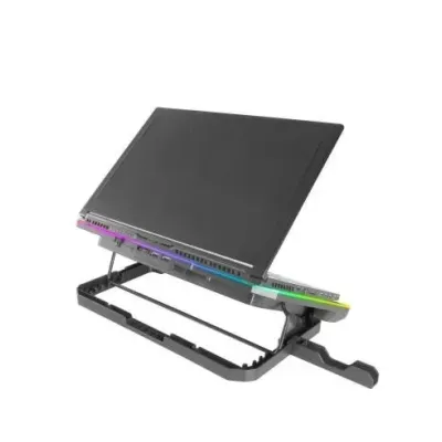 Mars Gaming MNBC7 Base Refrigeradora y Stand RGB Negro para