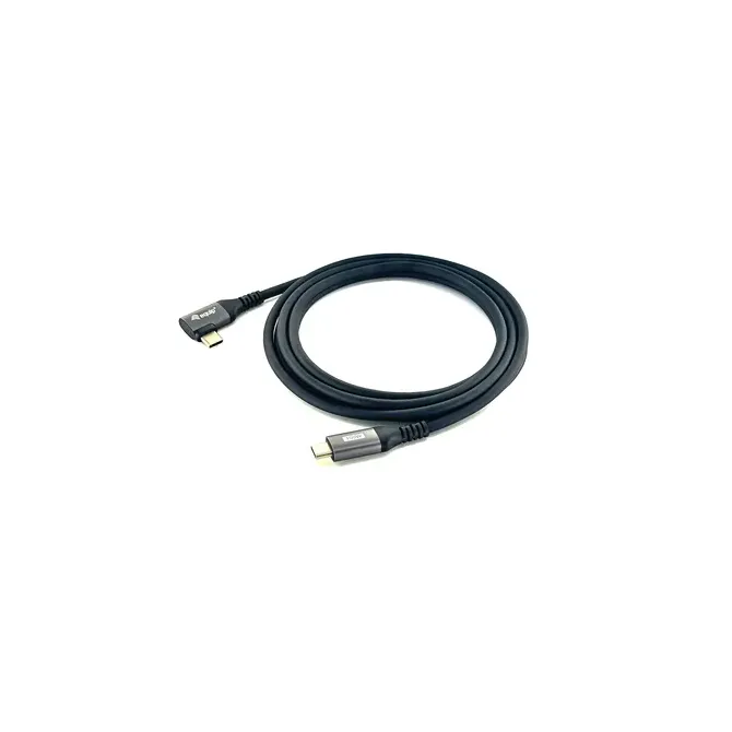 Cable Usb-c Macho - Usb-c Macho Acodado 90º 1 Metro Equip 5a
