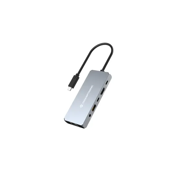 Docking Usb-c Conceptronic Donn22g 6-in-1 Usb4 Docking Station, 40gbps, 8k 60hz Hdmi, 2.5gbe Lan, Us