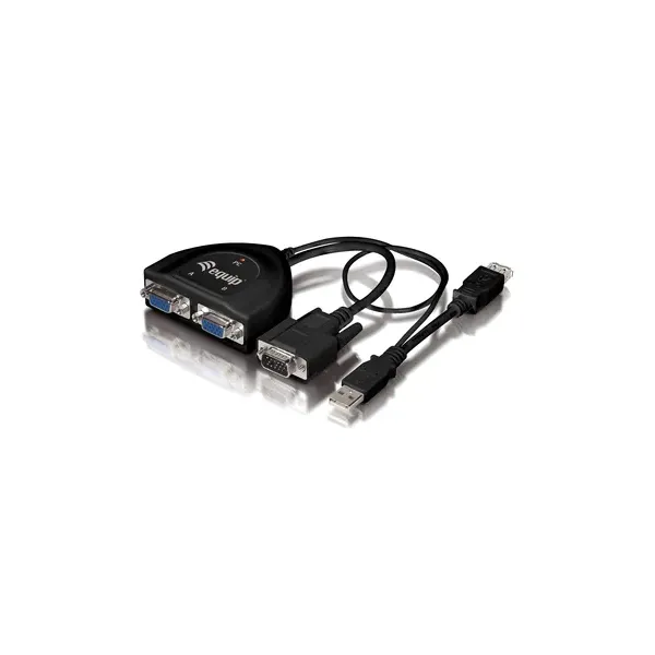 Splitter Vga 2 Puertos 450mhz Alimentado Por Usb
