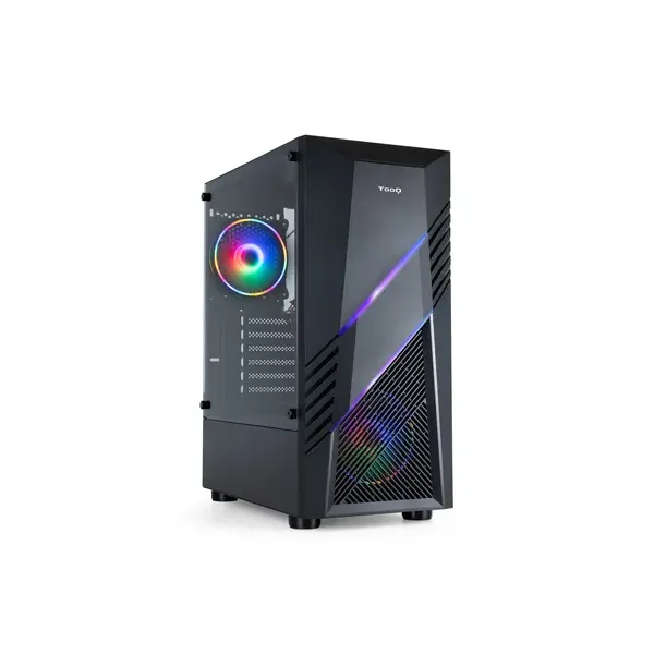 TooQ TQGCC102-B Biohazard Cristal Templado USB 3.0 Negra