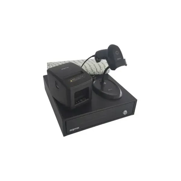 Approx Apppospack3380usb Pos Pack para TPV Impresora + Cajón Portamonedas + Lector