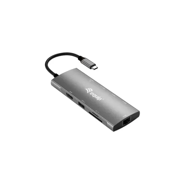 Docking Usb-c Equip 133490 A 1xhdmi 4k 1xusb-c 2xusb-a 5gb/s 1xusb-c Pd 100w 1x1gb Rj45 1xlecto De Tarjetas