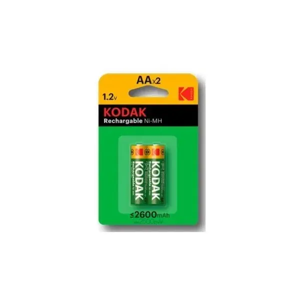 Pila Recargable Kodak Nimh Aa Lr6 2600mah Blister 2 Unidades 1.2v (ecotasas Incluidas) 30955080