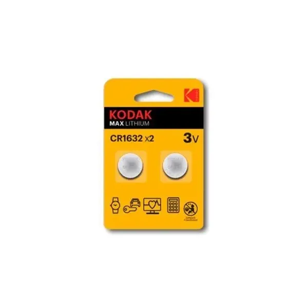 Pila Kodak Boton Litio Cr1632 3v Blister 2 Unidades (ecotasa Incl)