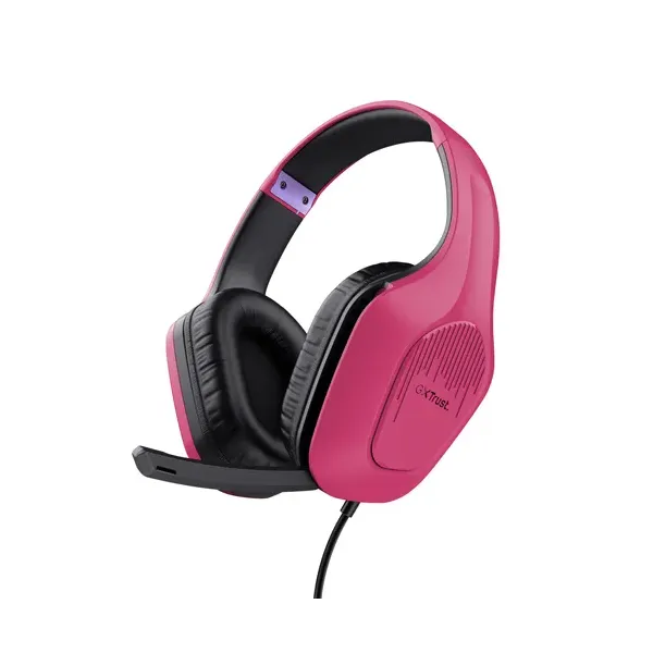 Trust GXT 415P Zirox Auriculares Gaming Multiplataforma Rosa 