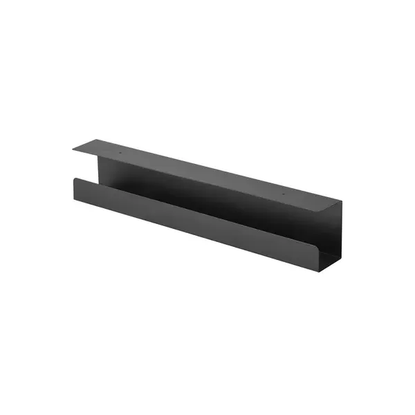 Organizador De Gestion De Cables Equip 650863 Color Negro Oculta Cables Y Regletas De Alimentacion