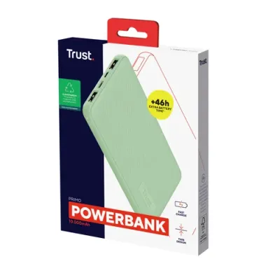 Powerbank Universal Trust Urban Primo Eco 10000 Ultrafina 25029 Powerbank Universal Trust Urban Primo Eco 10000 Ultrafina 25029
