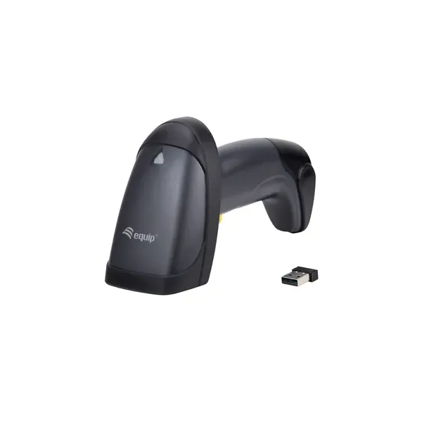 Equip 351023 Wireless 1D Lector de Códigos de Barras Inalámbrico con Soporte