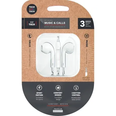 Tech One Tech Eartech Tec1001 Auriculares con Micrófono Jack Tech One Tech Eartech Tec1001 Auriculares con Micrófono Jack