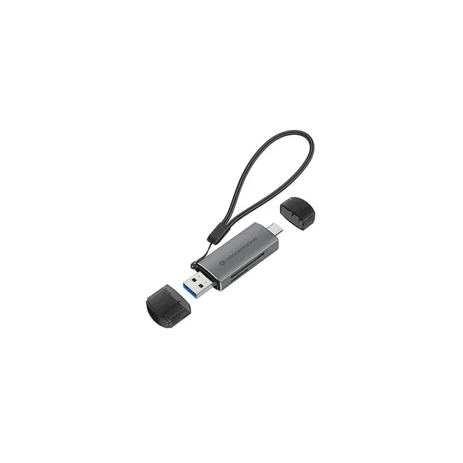Card Reader Externo Concentronic Bian05g Usb-c Y Usb-a