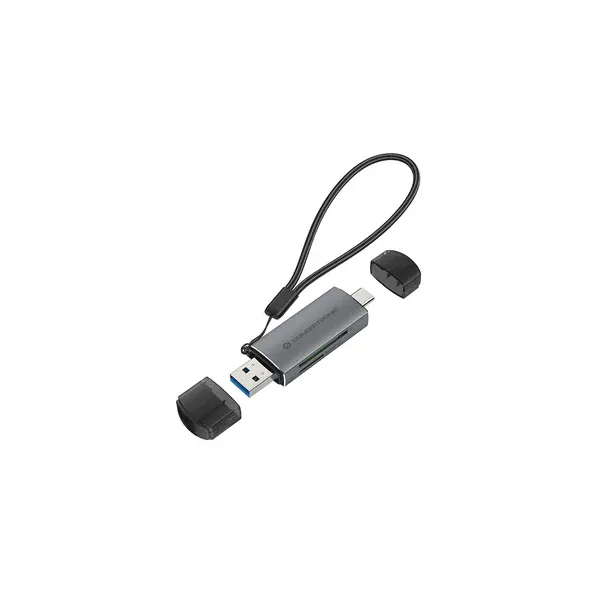 Card Reader Externo Concentronic Bian05g Usb-c Y Usb-a Compatible Con Sd, Sdhc, Sdxc, Micro Sd/t-flash, Micro Sdhc, Micro Sdxc