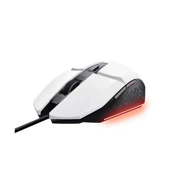 Trust GXT 109 Felox Ratón Gaming Iluminado USB 6400 DPI Blanco