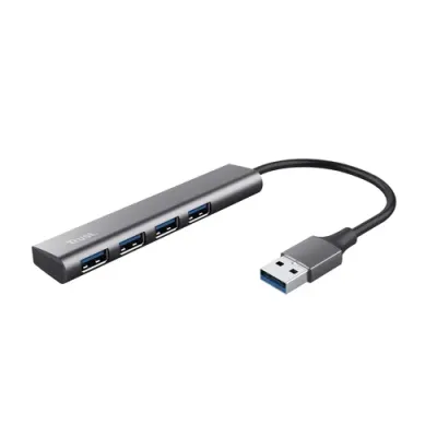 Trust Halyx HUB USB 3.2 Gen 1 4x USB Negro Gris Trust Halyx HUB USB 3.2 Gen 1 4x USB Negro Gris
