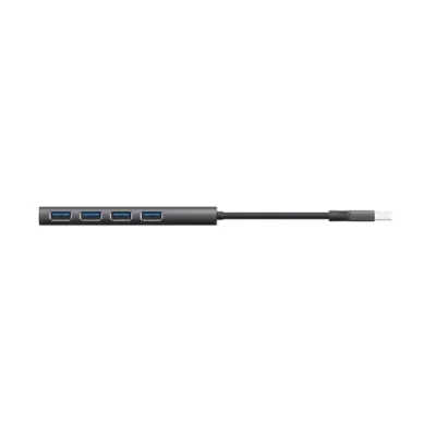 Trust Halyx HUB USB 3.2 Gen 1 4x USB Negro Gris Trust Halyx HUB USB 3.2 Gen 1 4x USB Negro Gris